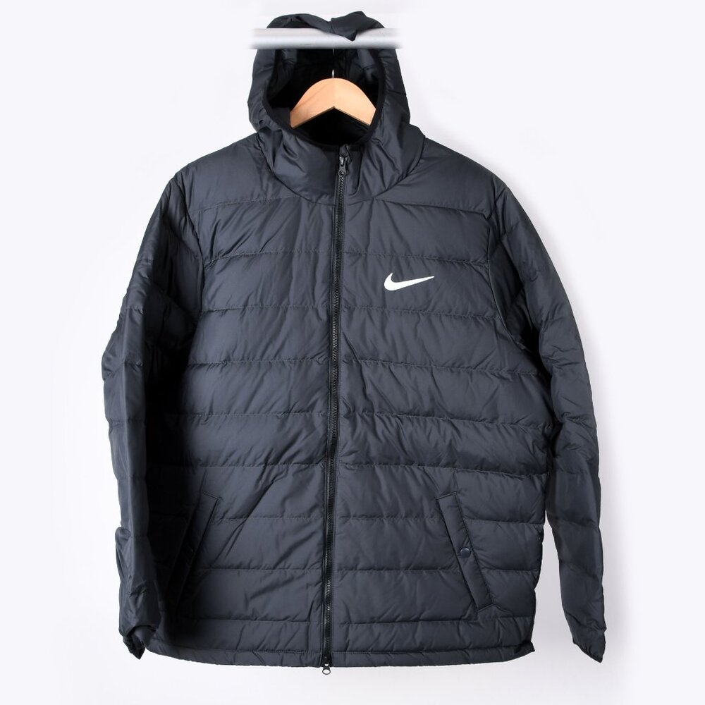 NEW Nike Men's Puffer coat Size Large Tall  & X-Large- Black (DA4163-060)